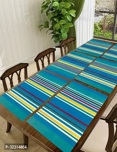 Designer Multicoloured PVC Place Mats Set Of 6