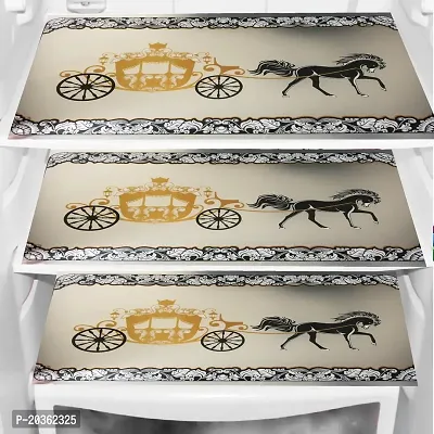 Combo of Exclusive Decorative Fridge Top Cover  Fridge Mat-thumb2