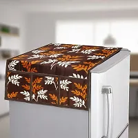 Combo of Exclusive Decorative Fridge Top Cover  Fridge Mat-thumb1