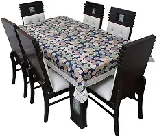 Designer Blue PVC Table Cloth-thumb4