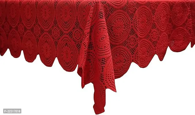 Designer Red PVC Table Cloth-thumb4