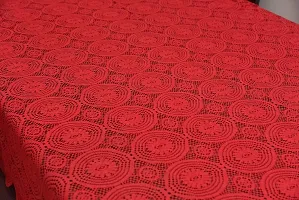 Designer Red PVC Table Cloth-thumb1