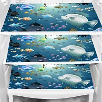 Combo of Exclusive Decorative Fridge Top Cover  Fridge Mat-thumb1