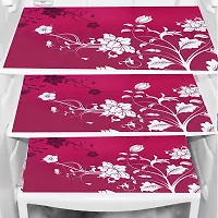 Stylish Polyester Printed Fridge Top Cover with Mats, Combo-thumb1