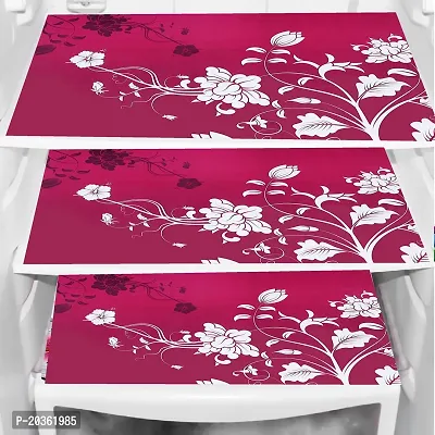 Stylish Polyester Printed Fridge Top Cover with Mats, Combo-thumb2