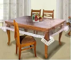 Designer White PVC Table Cloth-thumb2