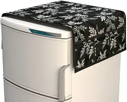 Designer Fridge/Refrigerator Top Cover with 6 Utility Side Pockets, Anti-Dust Cover, Durable, Size: 21 * 39 Inches-thumb3