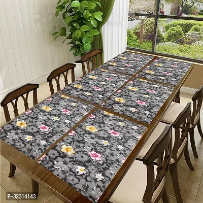 Designer Grey PVC Place Mats Set Of 6