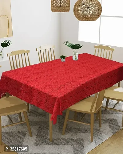 Designer Red PVC Table Cloth-thumb0