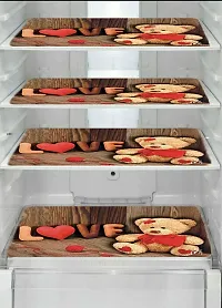 Combo of Exclusive Decorative Fridge Top Cover  Fridge Mat-thumb2