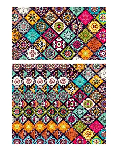 Stylish Fancy Rectangular Pack Of 6 Table Placemat vol 39