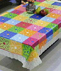 Designer Multicoloured PVC Table Cloth-thumb1