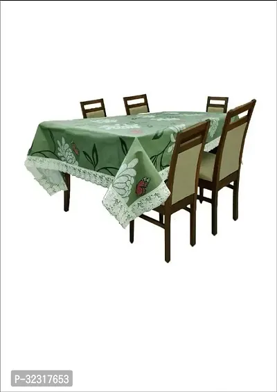 Designer Green PVC Table Cloth-thumb0