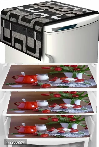 Combo of fridge top ,fridge mat