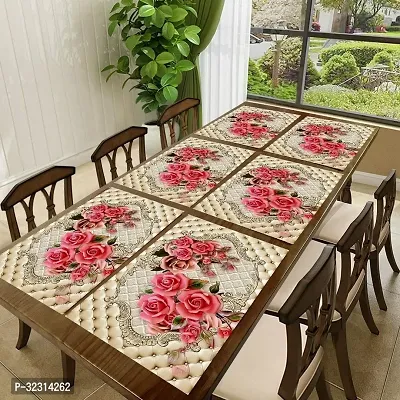 Designer Multicoloured PVC Place Mats Set Of 6