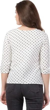 Trendy Cotton Blend Printed Top For Women-thumb1