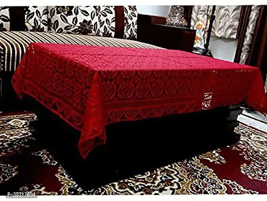 Designer Red PVC Table Cloth-thumb0