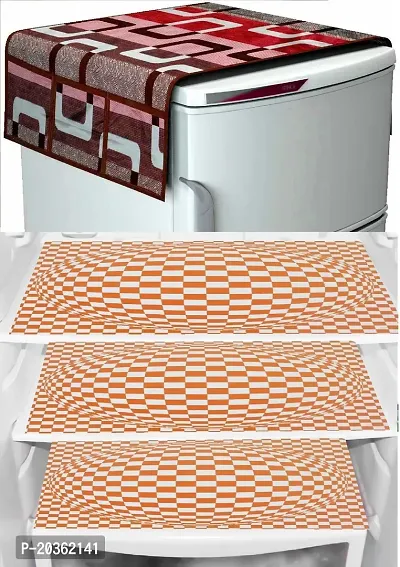 Combo of fridge top ,fridge mat