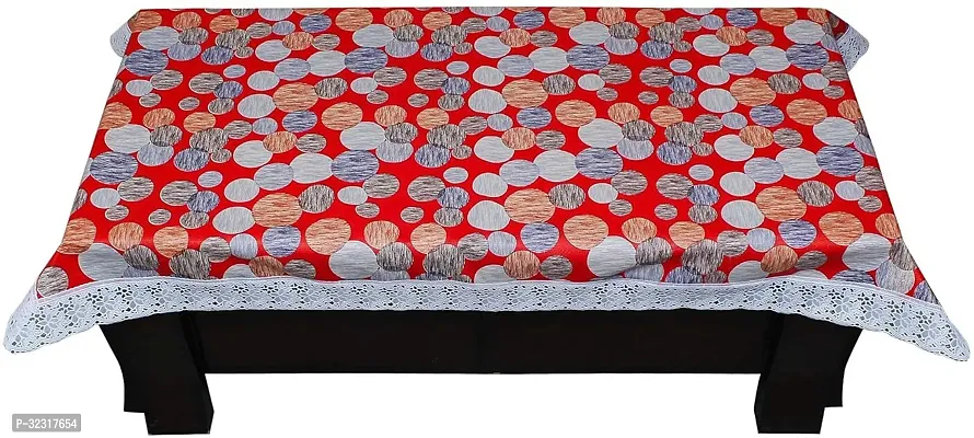 Designer Red PVC Table Cloth-thumb2