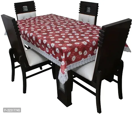 Designer Brown PVC Table Cloth-thumb2