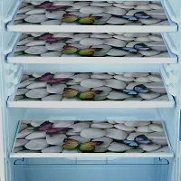 Combo of Exclusive Decorative Fridge Top Cover  Fridge Mat-thumb1