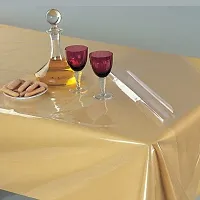 Designer White PVC Table Cloth-thumb1