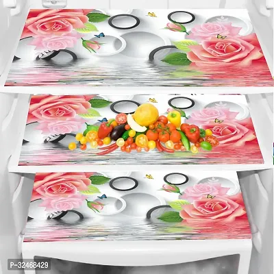 Fridge Top Cover And 3 Mats And 1 Handle Cover-thumb4