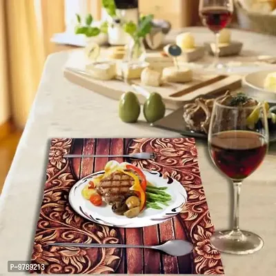 Trendy Polyester Place mat(set of 6)