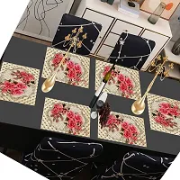 Designer Multicoloured PVC Place Mats Set Of 6-thumb2