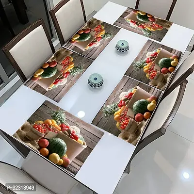 Designer Multicoloured PVC Place Mats Set Of 6-thumb0