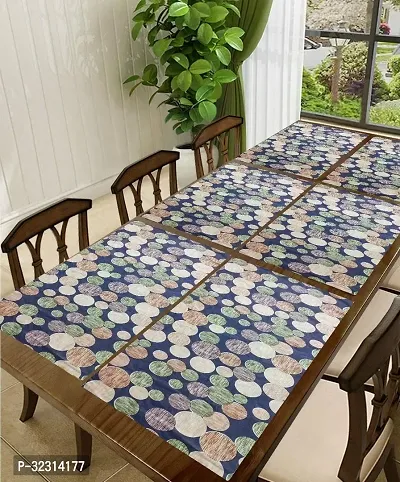 Designer Multicoloured PVC Place Mats Set Of 6