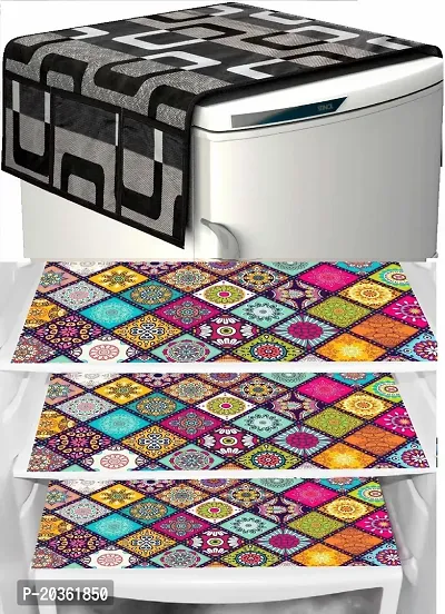 Combo of fridge top ,fridge mat