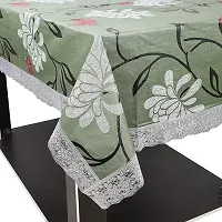 Designer Green PVC Table Cloth-thumb1