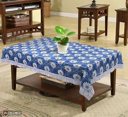 Designer Blue PVC Table Cloth-thumb0