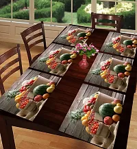 Designer Multicoloured PVC Place Mats Set Of 6-thumb4