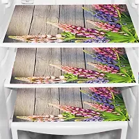 Combo of Exclusive Decorative Fridge Top Cover  Fridge Mat-thumb3