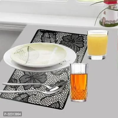 Designer Grey PVC Place Mats Set Of 6-thumb4