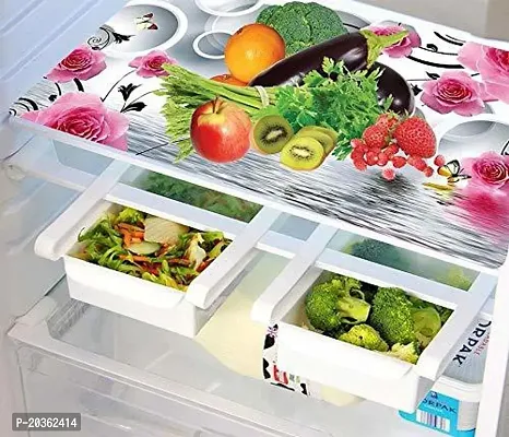 Combo of Exclusive Decorative Fridge Top Cover  Fridge Mat-thumb3