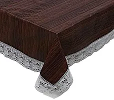 Designer Brown PVC Table Cloth-thumb2