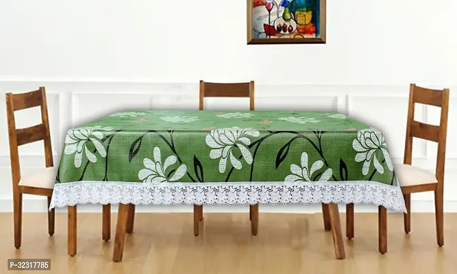 Designer Green PVC Table Cloth-thumb2