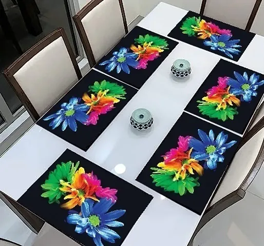 Multipurpose Dining Table Placemats/Fridge Mats Set Of 6