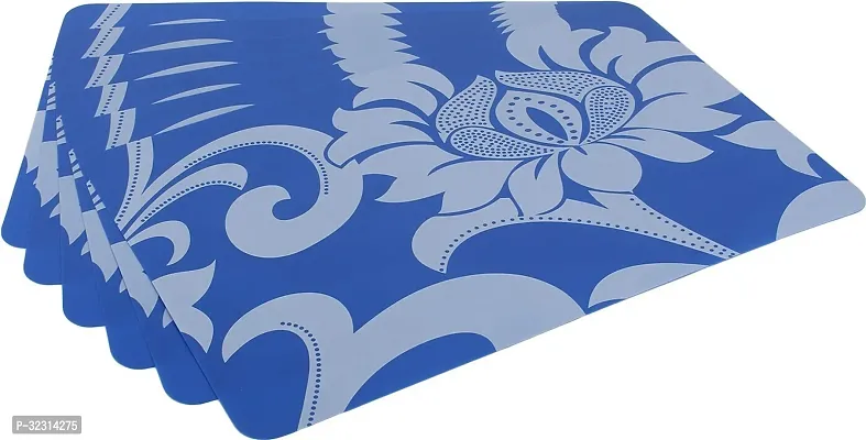 Designer Blue PVC Place Mats Set Of 6-thumb4