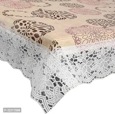 Designer Beige PVC Table Cloth-thumb2