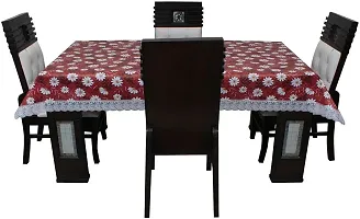 Designer Brown PVC Table Cloth-thumb3