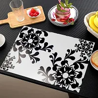 Designer White PVC Place Mats Set Of 6-thumb1