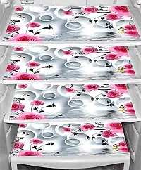 Combo of Exclusive Decorative Fridge Top Cover  Fridge Mat-thumb1