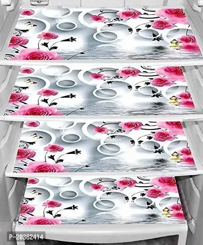 Combo of Exclusive Decorative Fridge Top Cover  Fridge Mat-thumb2