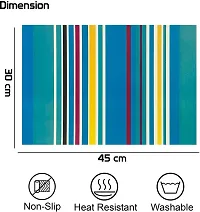 Designer Multicoloured PVC Place Mats Set Of 6-thumb1