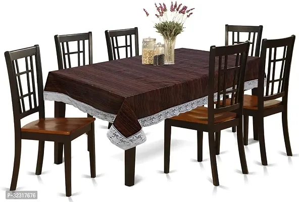 Designer Brown PVC Table Cloth-thumb0