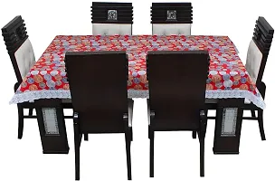 Designer Red PVC Table Cloth-thumb1